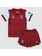 West Ham United Domácí dres pro děti 2023-24 Krátký Rukáv (+ trenýrky)